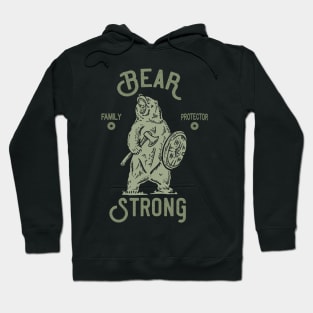 Bear Strong Papa Hoodie